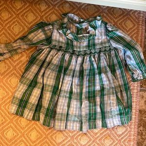 Green and blue plaid